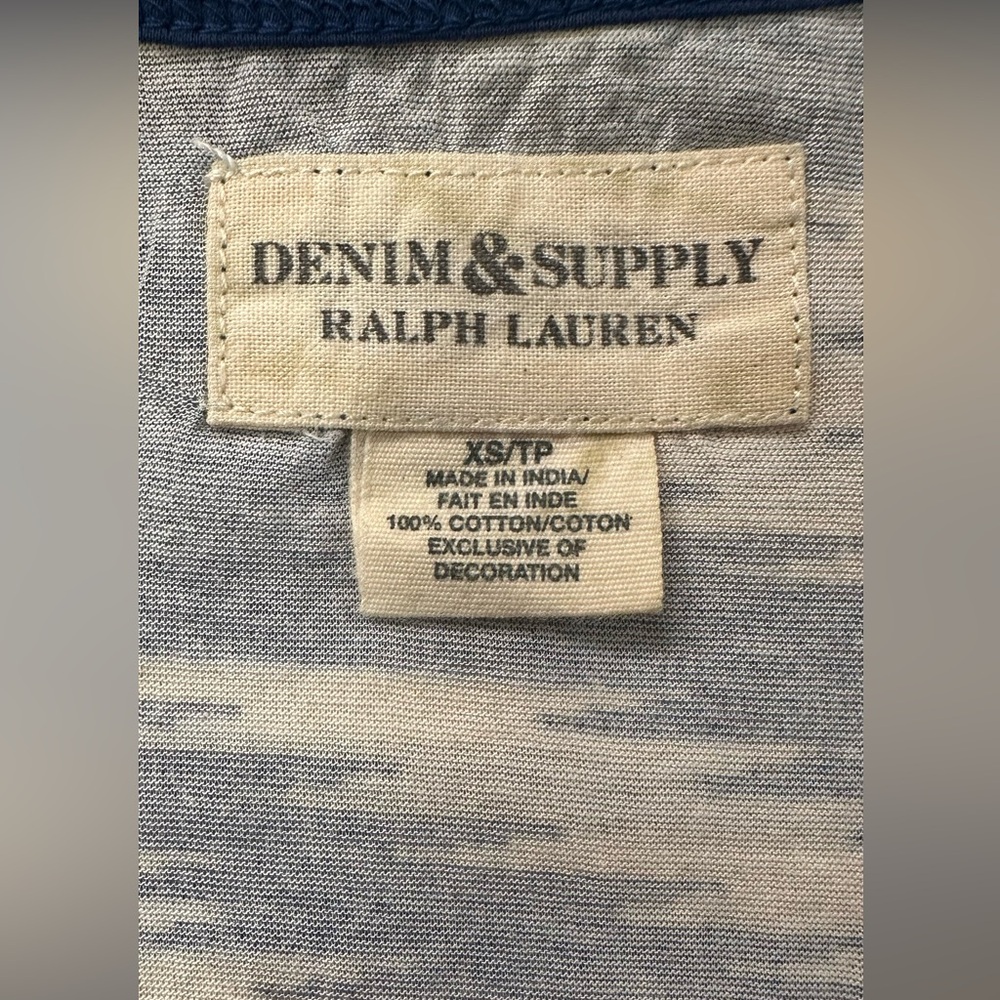 💙 Vintage Ralph Lauren Denim & Supply Women's Ikat-Print Maxi Dress 💙 - Picture 4 of 5